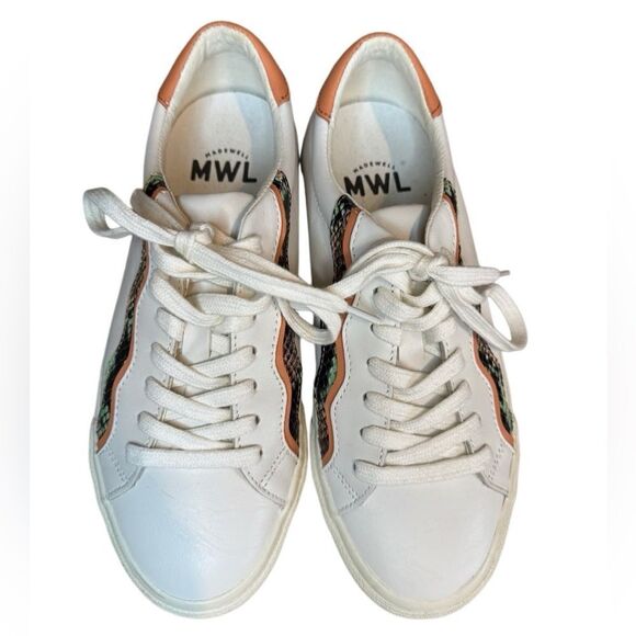 Madewell Sidewalk Low Top Sneaker in Wavy Snake - Picture 5 of 15